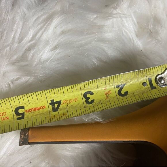 Bamboo Synthetic nubuck tan Combat knee high lace Up Stiletto Platform Boots SZ9 - Picture 9 of 12